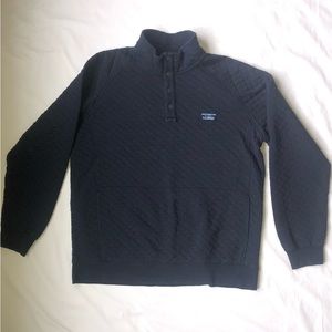 LLBean 1/4-Button Pullover Sweatshirt L *Great Condition